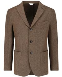 Boglioli - K.Jacket Jacke Mit Fischgrätenmuster - Lyst
