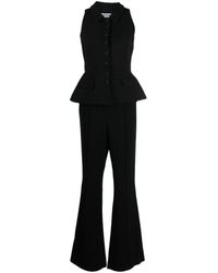 Self-Portrait - Sleeveless Tailored Jumpsuit - Lyst