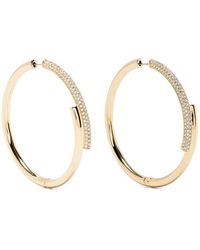Swarovski - Dextera フープピアス - Lyst