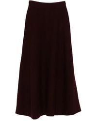 Max Mara - Giberna Knitted Maxi Skirt - Lyst