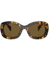 Prada - Prada Pr A13s Oversize Frame Sunglasses - Lyst