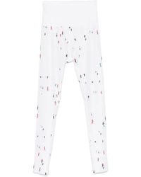 Perfect Moment - Printed Stretch Active Leggings - Lyst