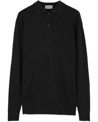 Diana Studio - Merino Long-Sleeve Polo Shirt - Lyst