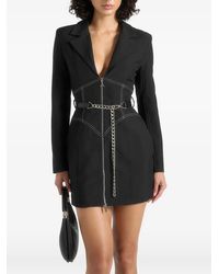 Manière De Voir - Corset Blazer Dress With Chain - Lyst