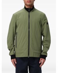 Peuterey - Logo-Patch Zip-Up Bomber Jacket - Lyst