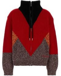 Marni - Wool-Cashmere Jacket With "M" Detail - Lyst