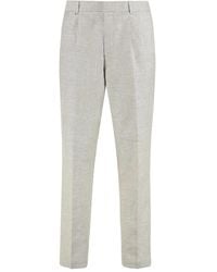 BOSS - Pleat-Detail Trousers - Lyst