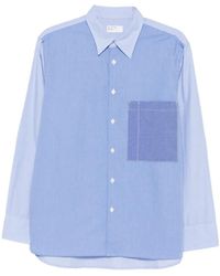Universal Works - Panelled Chest-Pocket Shirt - Lyst