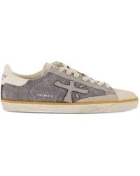 Premiata - Steven 8050 Logo-Patch Sneakers - Lyst