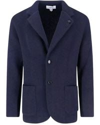 Lardini - Single-Breasted Cashmere Blazer - Lyst