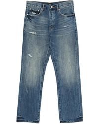 Purple Brand - Distressed Bootcut Jeans - Lyst