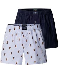 Hackett - Lot De Deux Boxers Harry Boxer En Coton - Lyst