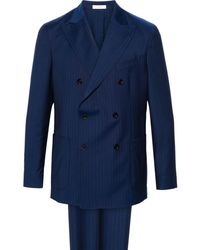 Boglioli - Pinstriped Double-breasted Suit - Lyst
