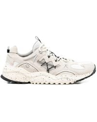 Flower Mountain - Yamabushi Round Toe Suede Sneakers - Lyst