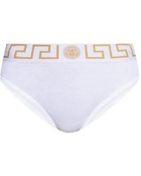 Versace - Slip Met Greca-Tailleband - Lyst