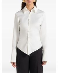 Manière De Voir - Sonia Satin Cinch Shirt - Lyst