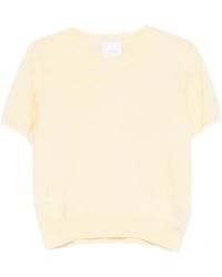 IVORY PARIS - Petal Short-Sleeve Sweater - Lyst