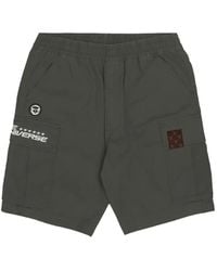 Aape By A Bathing Ape - Moonface Patch Cargo Shorts - Lyst