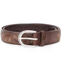 Orciani - Carved Leather Belt - Lyst