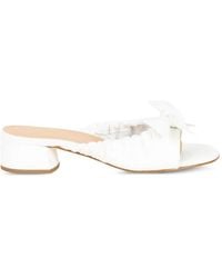 Status - Bow-Detail Heeled Sandals - Lyst