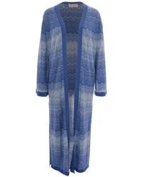 MC2 Saint Barth - Tonia Chevron-Knit Cardigan - Lyst