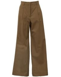 Weekend by Maxmara - Pleated Wide-Leg Trousers - Lyst