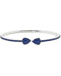 Jewels Aficionado - 18K Sapphire Cuff Bracelet - Lyst