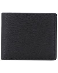 Maison Margiela Cartera plegable con costuras - Negro