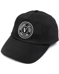 Versace - Logo-print Cotton Cap - Lyst