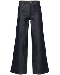 A.P.C. - Elisabeth High-rise Straight-leg Cotton Jeans - Lyst