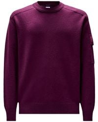 C.P. Company - Metropolis Series Extrafine-Merino-Wool Crewneck Sweater - Lyst