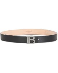 Balmain - Gürtel Mit B-Schnalle - Lyst