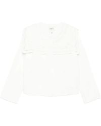 Sea - Lace-Trimmed Linen-Cotton Jacket - Lyst