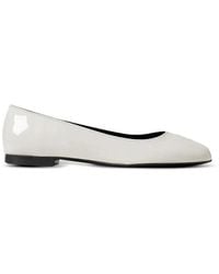 Ami Paris - Chalk Heart's Friend Leather Ballet Flats - Lyst