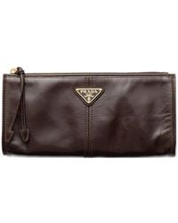 Prada - Leather Pouch - Lyst