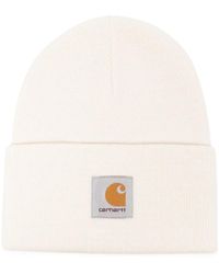 Carhartt - Gestrickte Beanie Mit Logo-Patch - Lyst