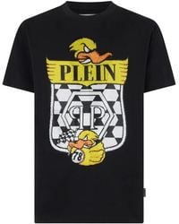 Philipp Plein - Jersey T-Shirt Plein Duck Check - Lyst