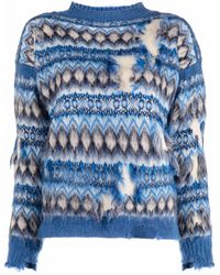 Maison Margiela - Sweaters Blue - Lyst
