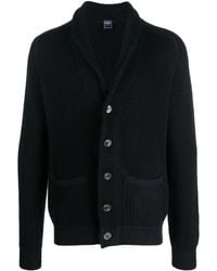 Fedeli - Ribbed-Knit Merino-Wool Cardigan - Lyst