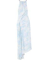 Proenza Schouler - Asymmetrisches Kleid mit Blumen-Print - Lyst