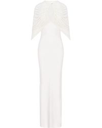 MANURI - Kokon Draped-Detail Dress - Lyst