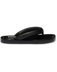 Jil Sander - Leather Slides - Lyst