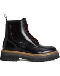 Woolrich - Main Lace-Up Combat Boots - Lyst