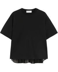 Sportmax - Cotton T-Shirt - Lyst
