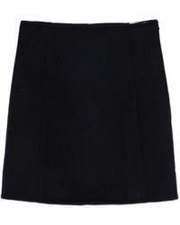 P.A.R.O.S.H. - Panelled Wool Skirt - Lyst