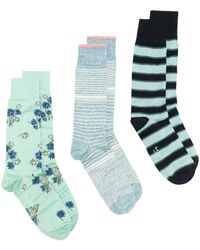 Paul Smith - Pack de tres pares de calcetines tobilleros - Lyst