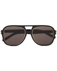 Saint Laurent - Pilot-Frame Sunglasses - Lyst
