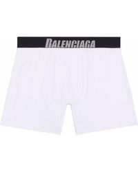Balenciaga - Logo-waistband Boxer Briefs - Lyst