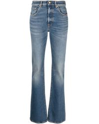 Golden Goose - Washed-effect Wide-leg Jeans - Lyst