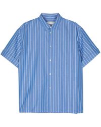 A Kind Of Guise - Elio Striped Poplin Shirt - Lyst